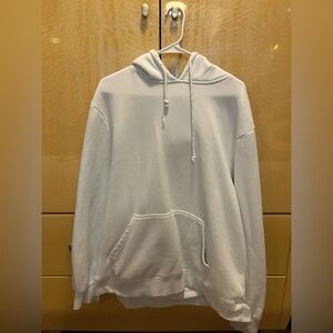 Unisex White Oversized Hoodie